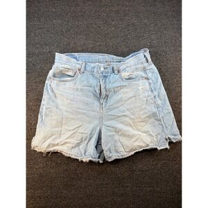 American Eagle Outfitters Light Blue Denim Jean Shorts